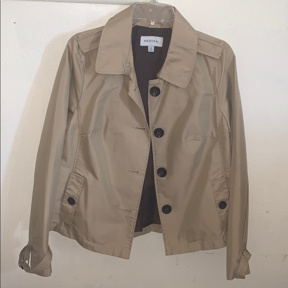 Here’s another tan jacket 🧥